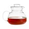1.5 Quart Clear Borosilicate Glass Teapot with Microwave Safe for 6-7 Cups and Stove Top